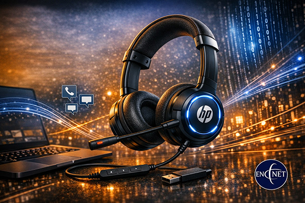 HP Poly Mission Series USB headset for Maryland business communication